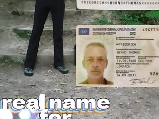 Biancasissy ugly slut expose outdoor on sunday in forest