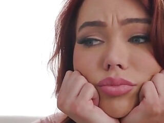 Brunette TS fucked by her BF