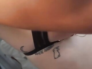 remove the shades to eat the ass