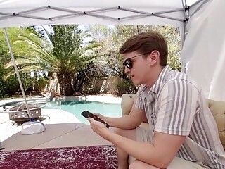 Horny TS KASEY AND LEAH Take Turns on dick